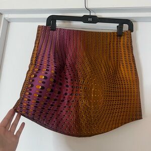 Zara mini skirt with undulated hem